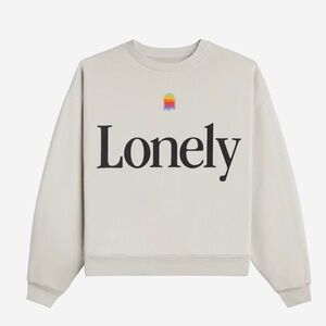 LONELY GHOST “The Apple” Computer
Community Crewneck Sweatshirt Size Medium